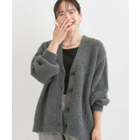【S-LL】思わず触れたくなる ふわふわ Vネックニットカーディガン