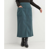 【S-LL】あったかすっきり 圧縮ニットナロースカート