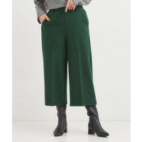 【洗濯機可/S-LL】きちんと見えする あったか裏起毛ガウチョパンツ