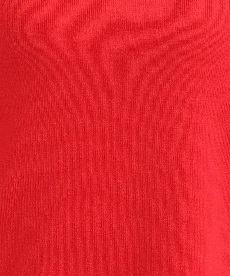 【洗える/毛玉レス】表面がきれいなハイネックバックスリットニット13