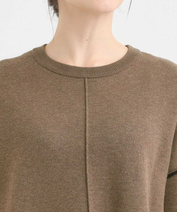 【洗える/毛玉レス】チュニックニットワンピース21