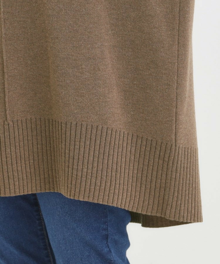 【洗える/毛玉レス】チュニックニットワンピース23