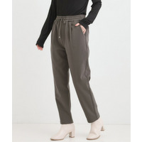 【S-LL/股上深め】裏起毛スマートイージーパンツ