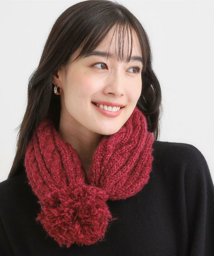 マフラーにもなる 2WAYニット帽7