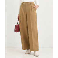 【着丈選べる】ウールフィールあったか裏起毛ワイドパンツ