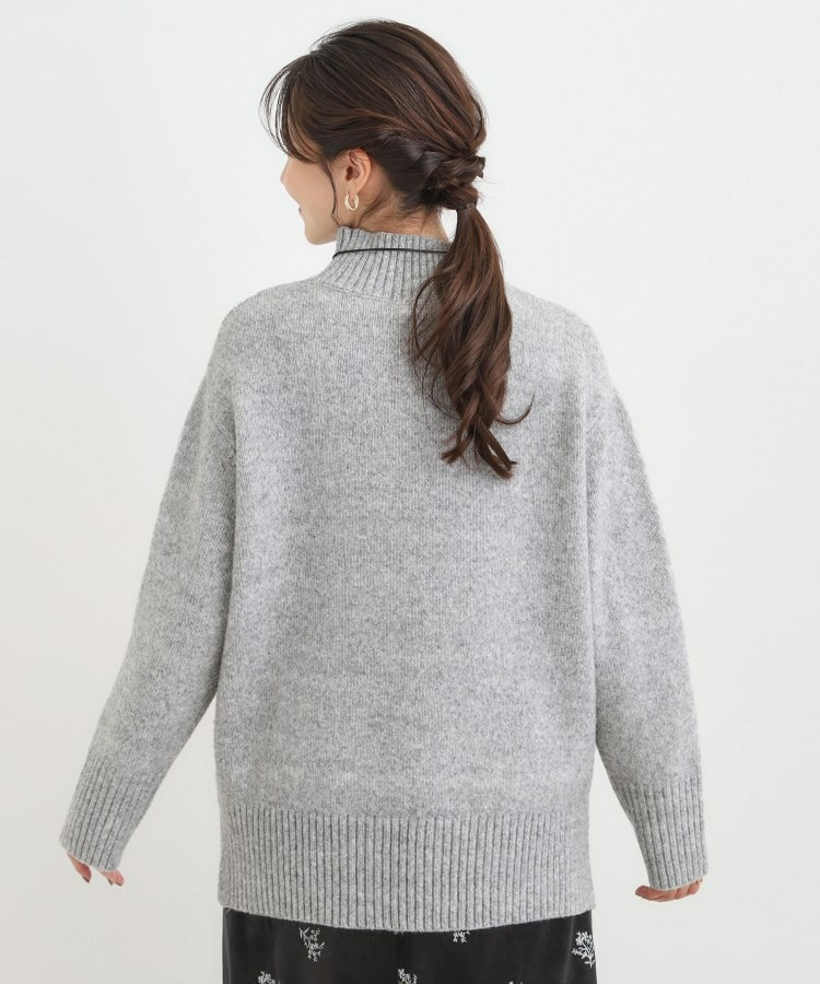 メランジタートルニット3