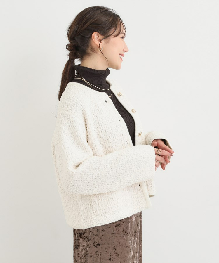 ポコポコニットカーディガン3