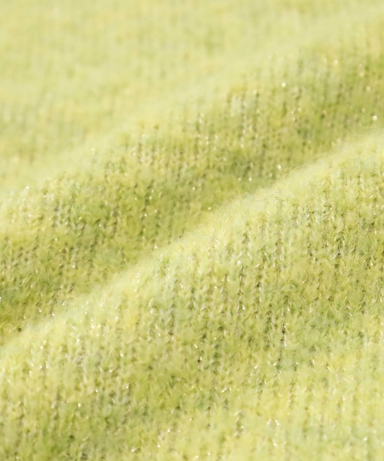 ラメブークレハイネックニット13