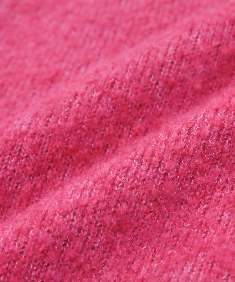 ラメブークレハイネックニット17