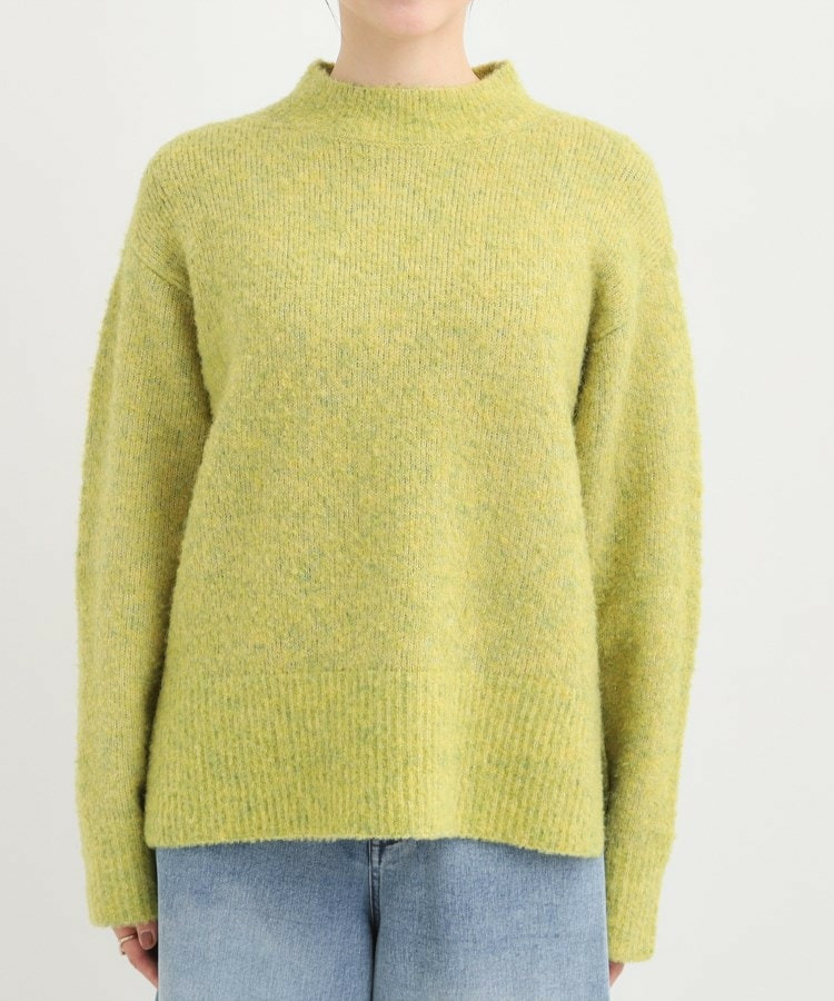 ラメブークレハイネックニット18