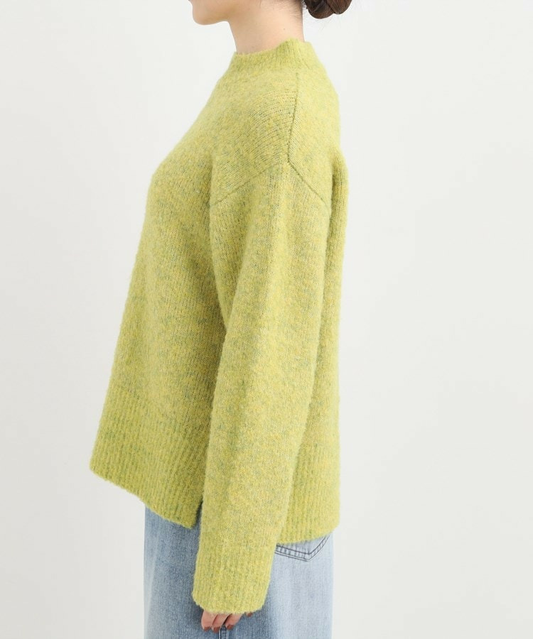 ラメブークレハイネックニット19