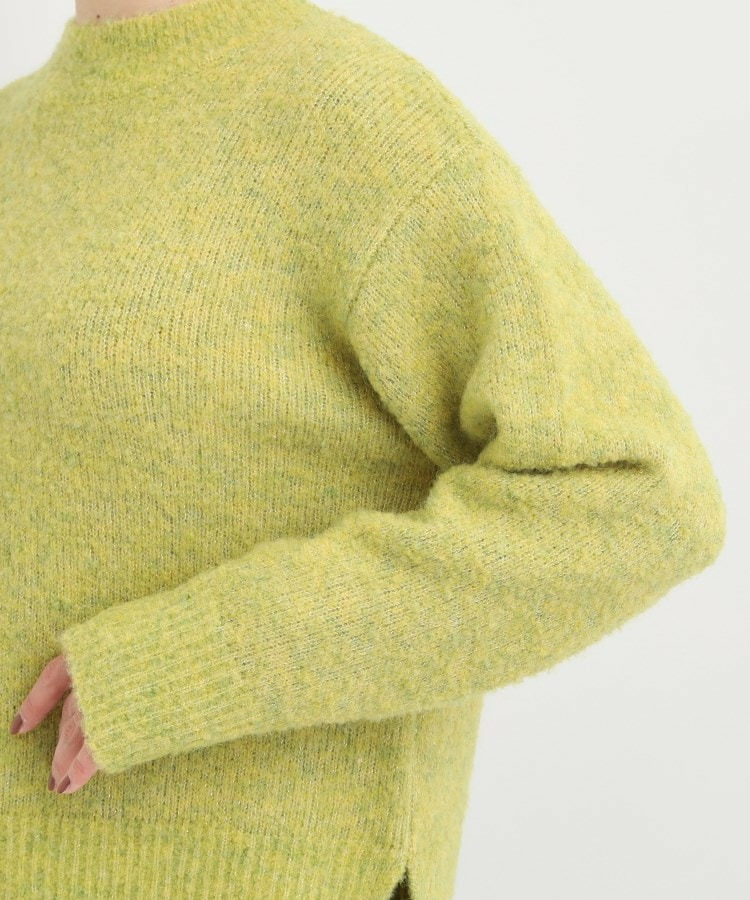 ラメブークレハイネックニット22