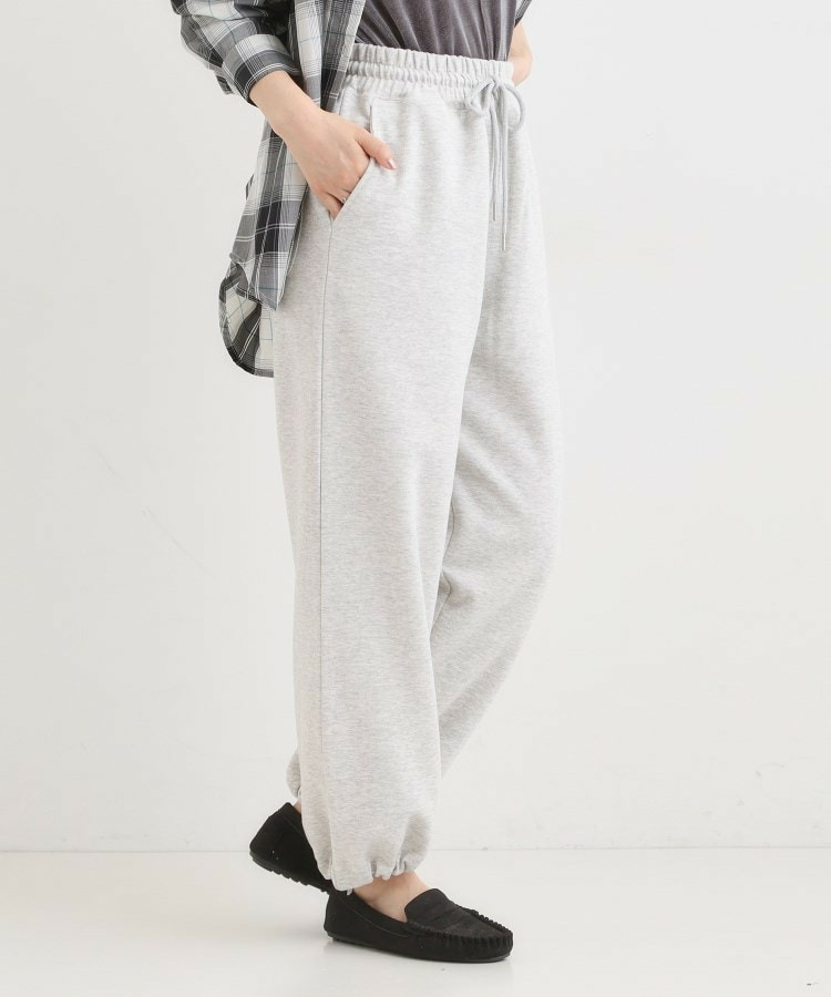 ダブルフェイス 裾ドロスト スウェットパンツ5