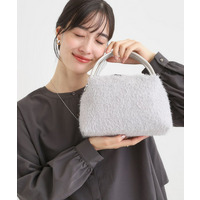 ラメ入り生地ショルダーバッグ