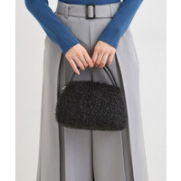 ラメ入り生地ショルダーバッグ