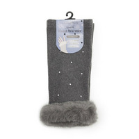 フィンガーレスファーグローブ