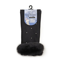 フィンガーレスファーグローブ