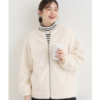 【S-LL】即サマになる ボアノーカラーブルゾン