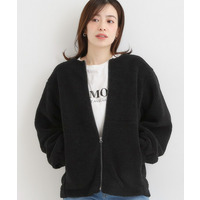 【洗濯機可/S-LL】即サマになる ボアノーカラーブルゾン