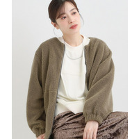 ボアノーカラーブルゾン