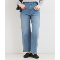 【あったか】裏微起毛ストレートデニムパンツ