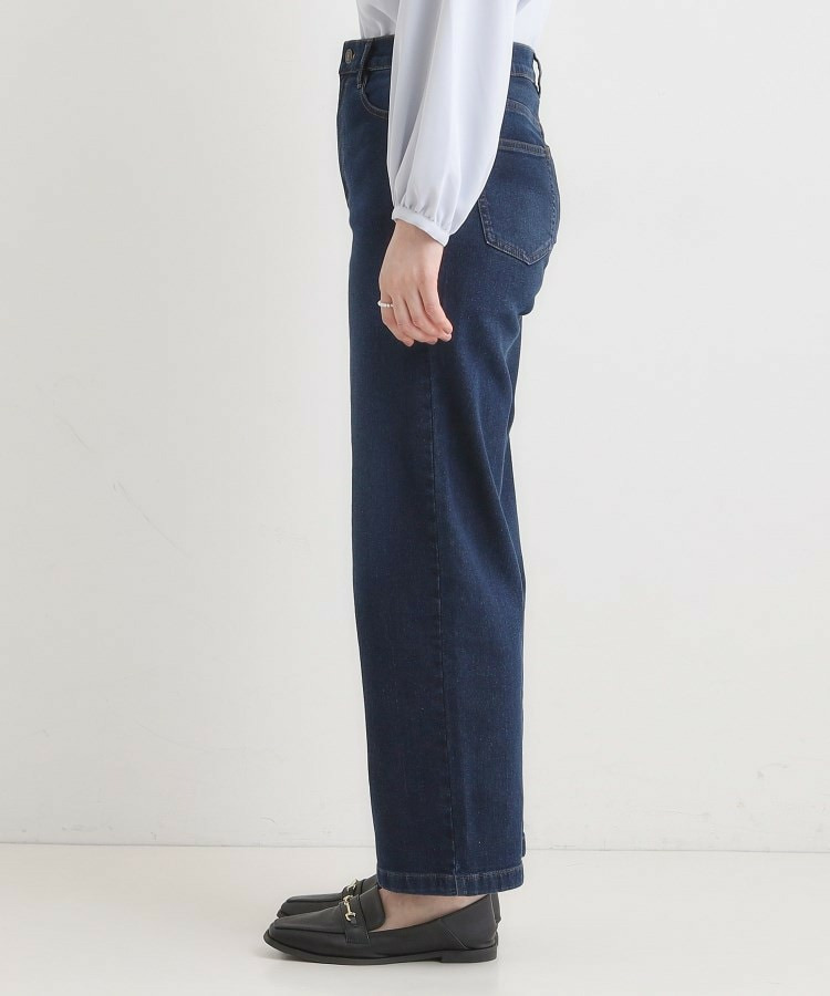 【SHOO WARM】裏微起毛ストレートデニムパンツ11