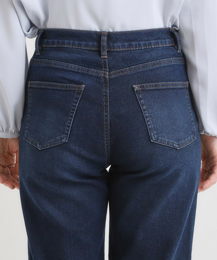 【SHOO WARM】裏微起毛ストレートデニムパンツ14