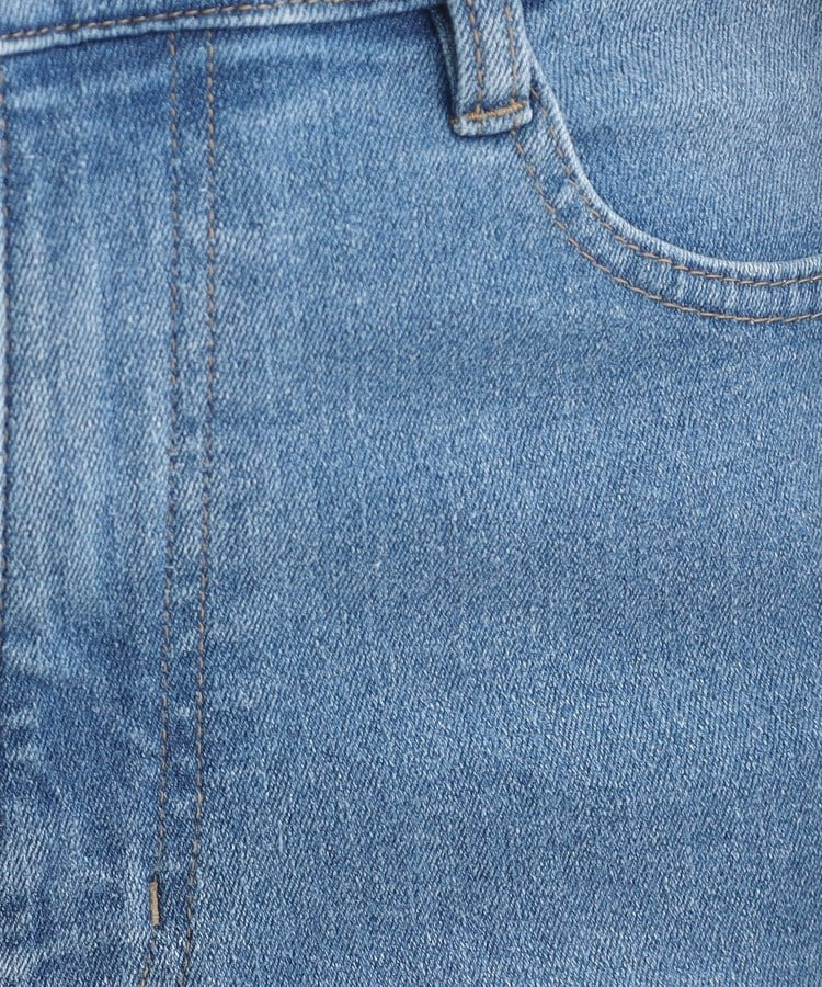 【SHOO WARM】裏微起毛ストレートデニムパンツ5