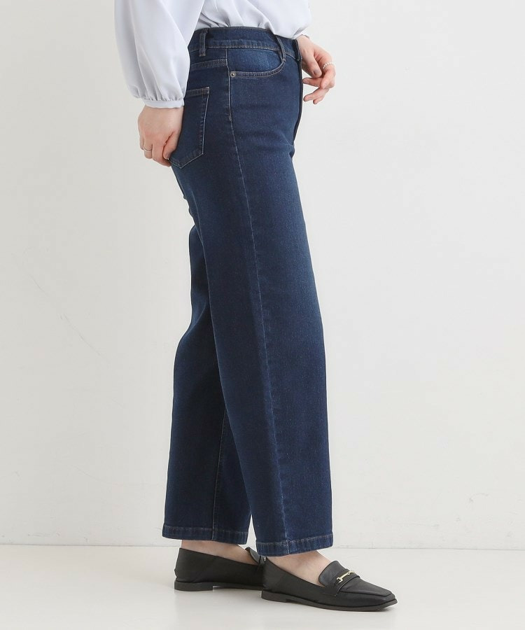 【SHOO WARM】裏微起毛ストレートデニムパンツ7