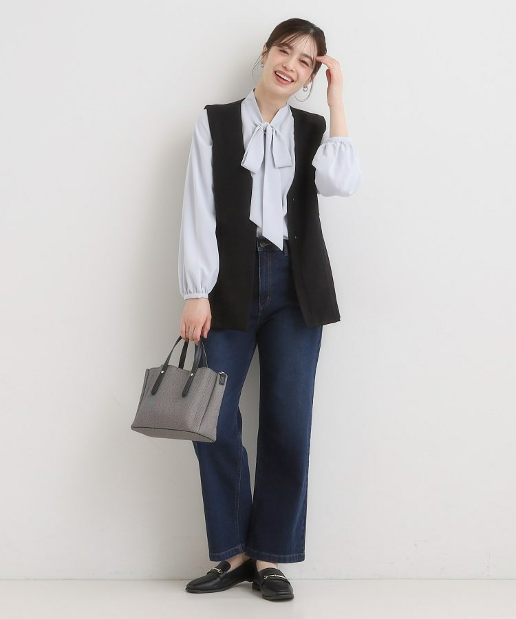 【SHOO WARM】裏微起毛ストレートデニムパンツ8