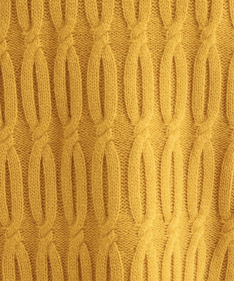 【洗える/毛玉レス】シンプルケーブル柄ニット17