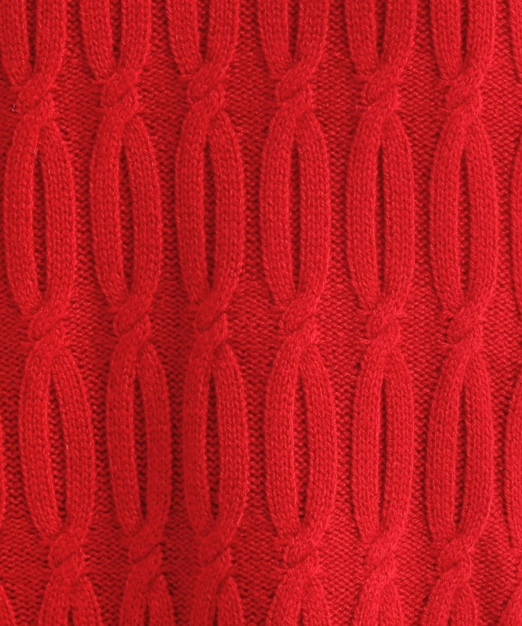 【洗える/毛玉レス】シンプルケーブル柄ニット25