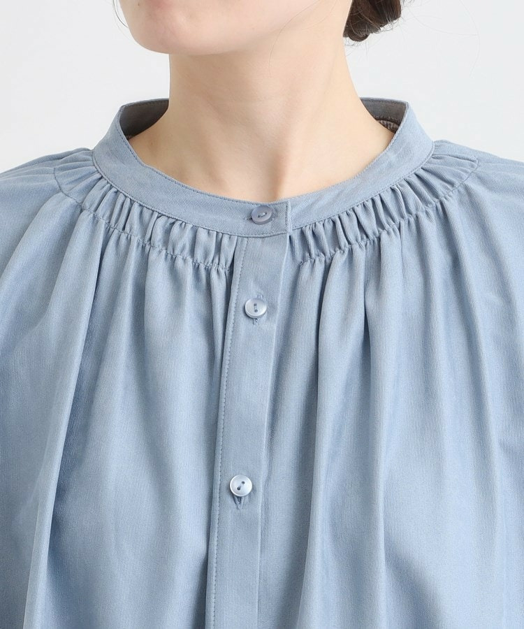 滑らかなタッチが心地よい マイクロコールチュニック17