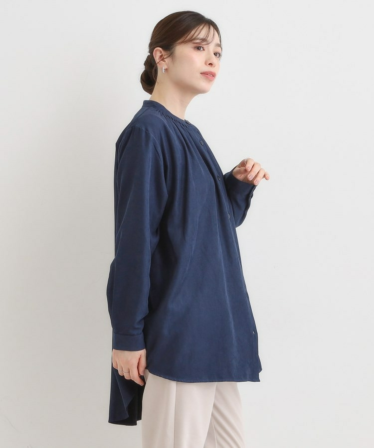 滑らかなタッチが心地よい マイクロコールチュニック7