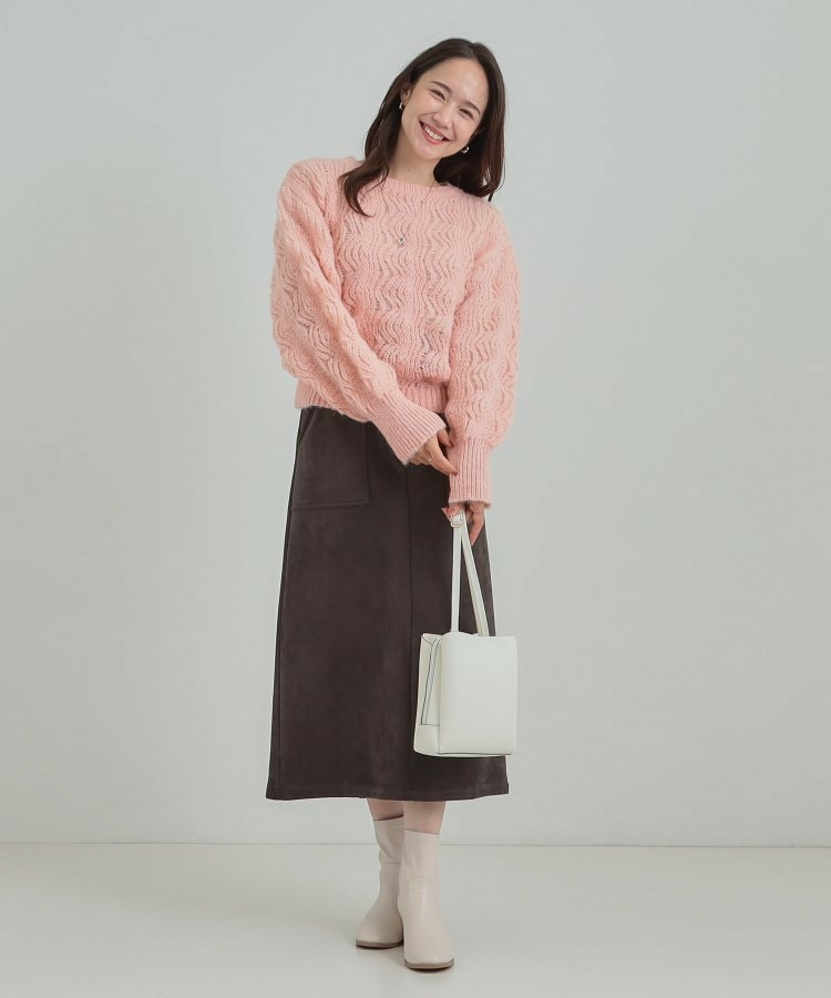 透かし編みニットトップス12