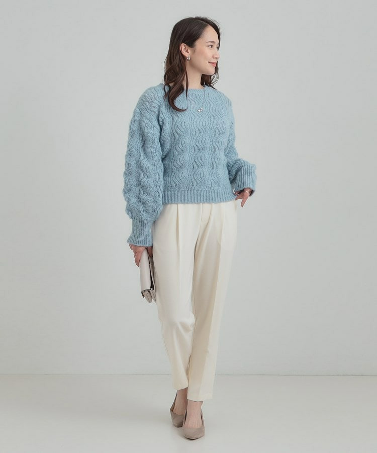 透かし編みニットトップス16