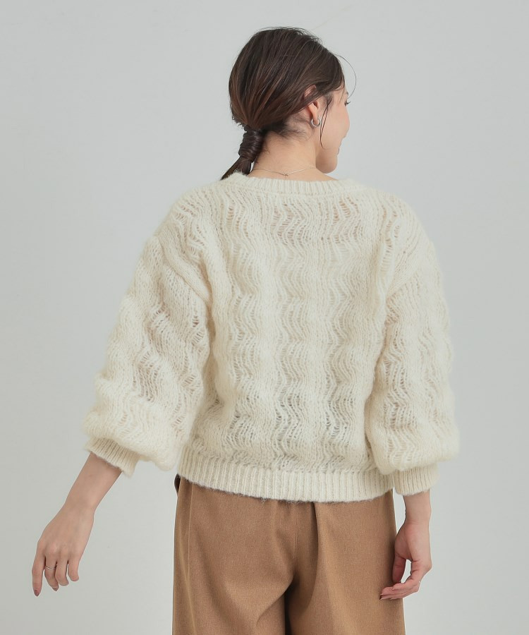 透かし編みニットトップス3