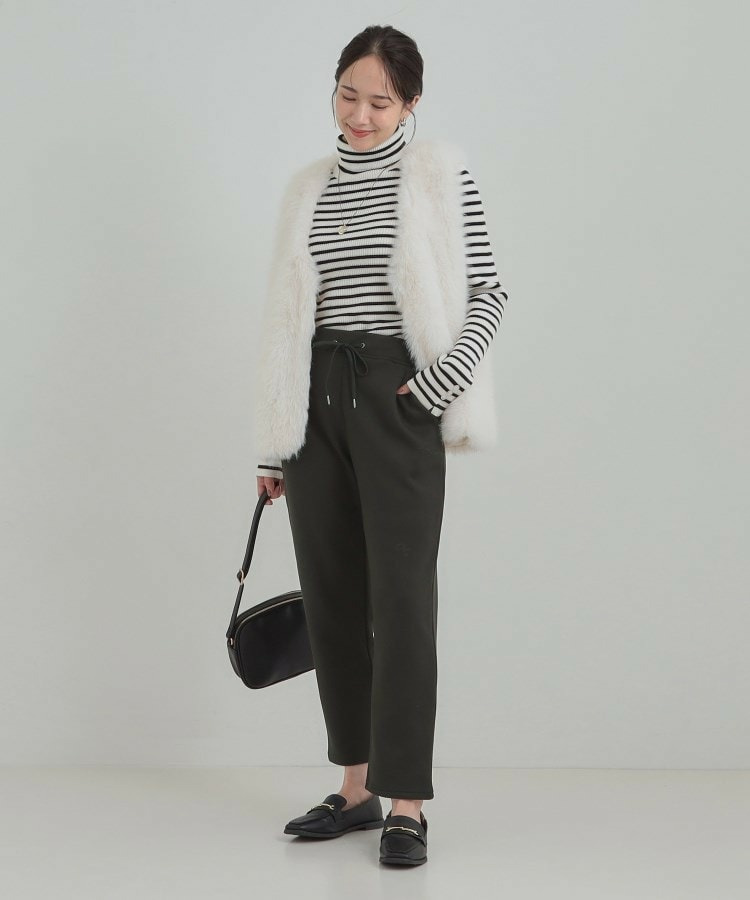 暖もちテーパードパンツ12