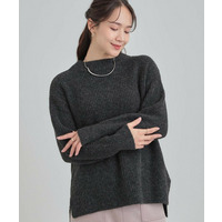 【S-LL/洗濯機可】ふわふわが魅力 ハイネックニットプルオーバー