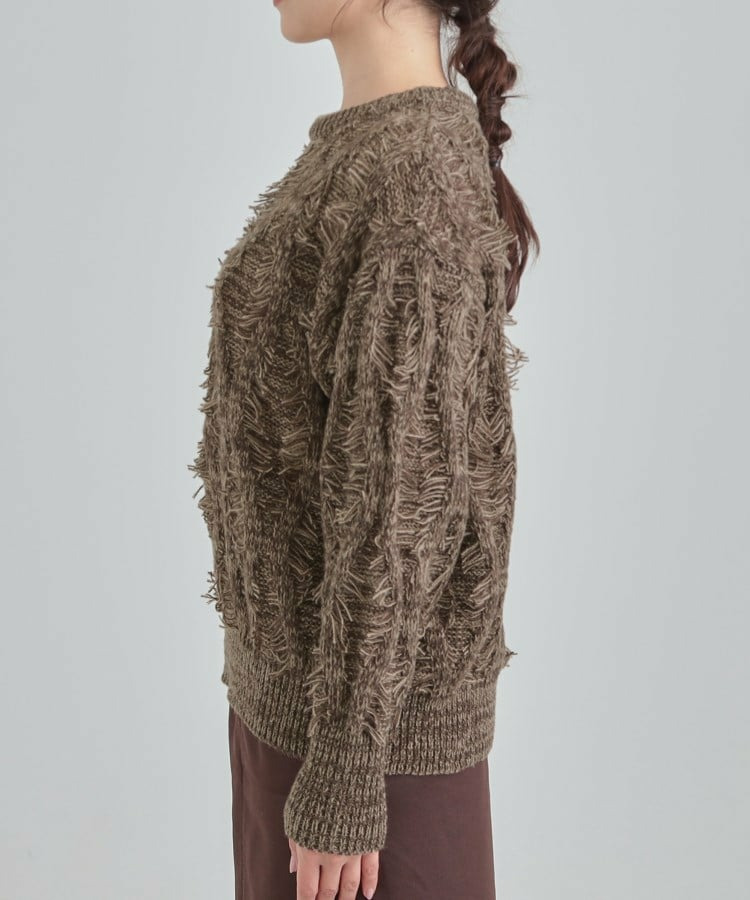 ゆるシルエットがこなれ見え フリンジニット15