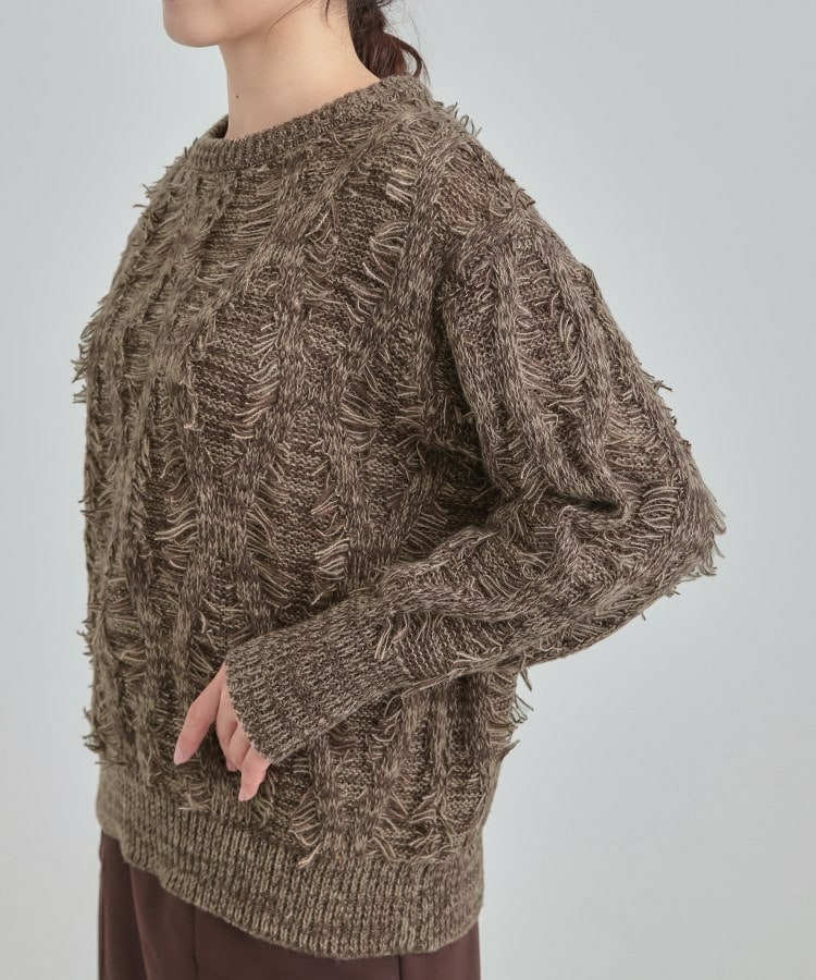 ゆるシルエットがこなれ見え フリンジニット18