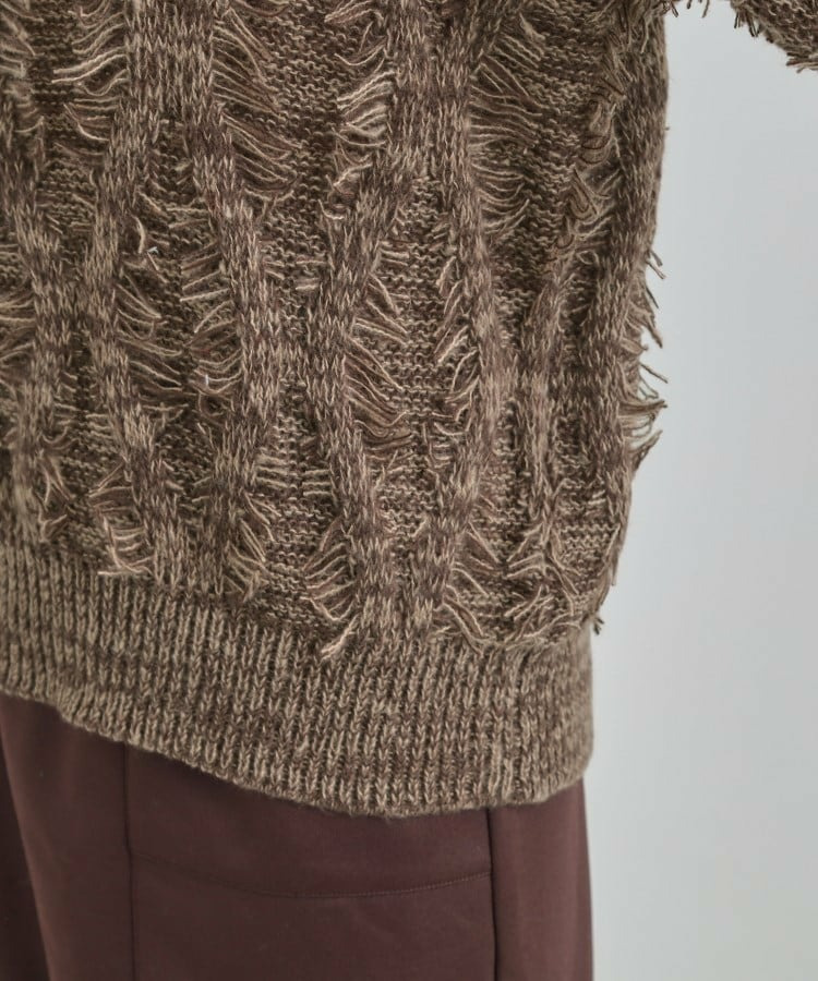 ゆるシルエットがこなれ見え フリンジニット19