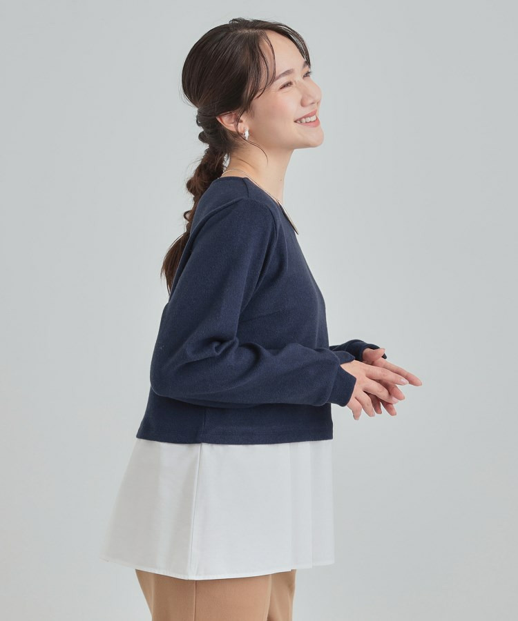 シャツレイヤード風トップス11