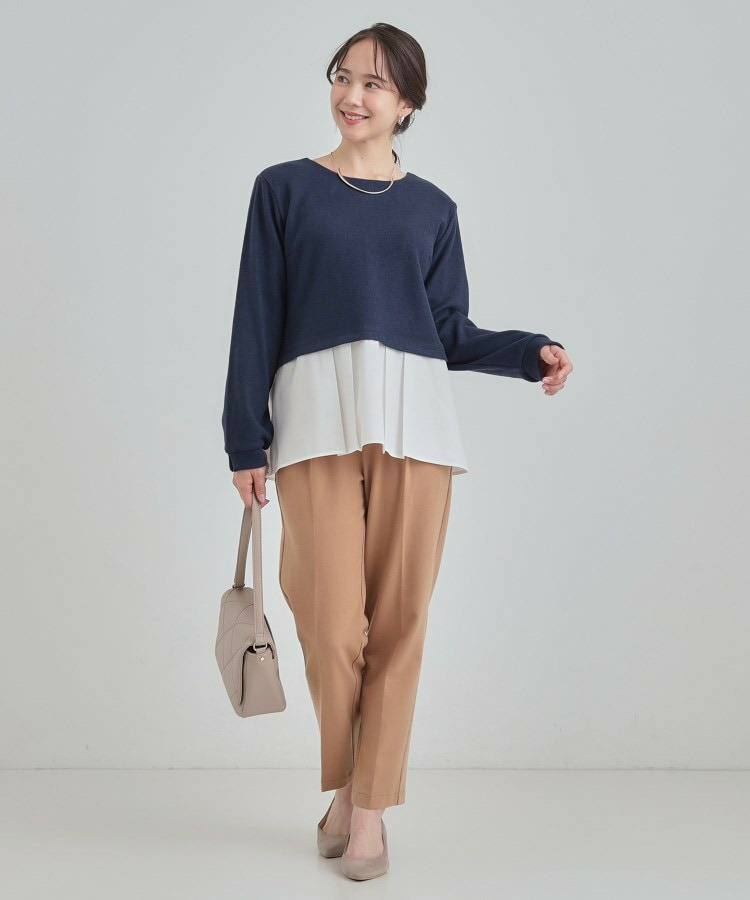 シャツレイヤード風トップス12