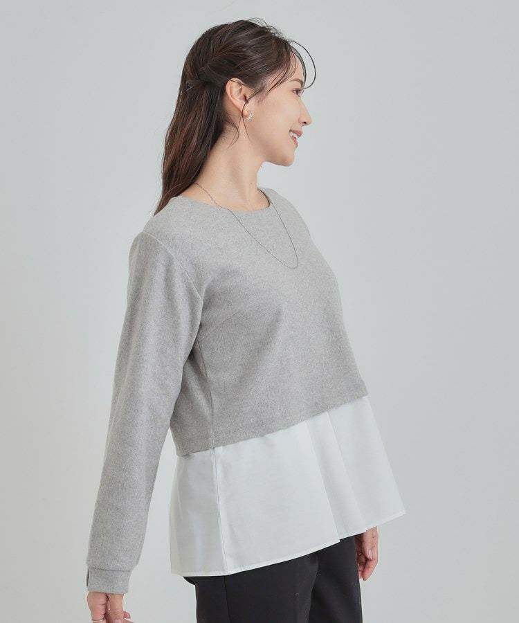 シャツレイヤード風トップス2