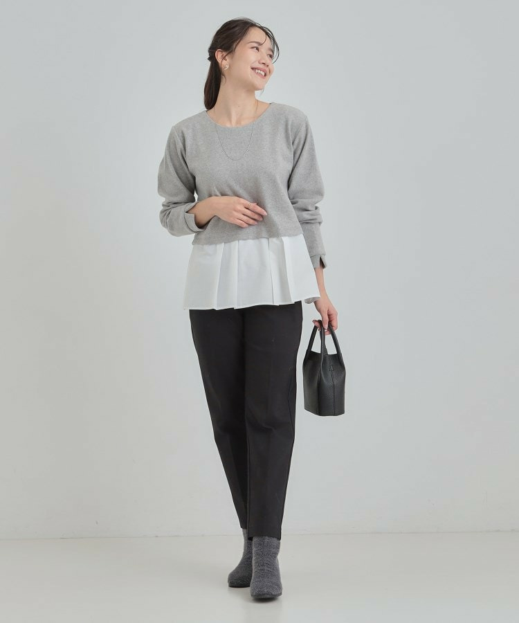 シャツレイヤード風トップス4