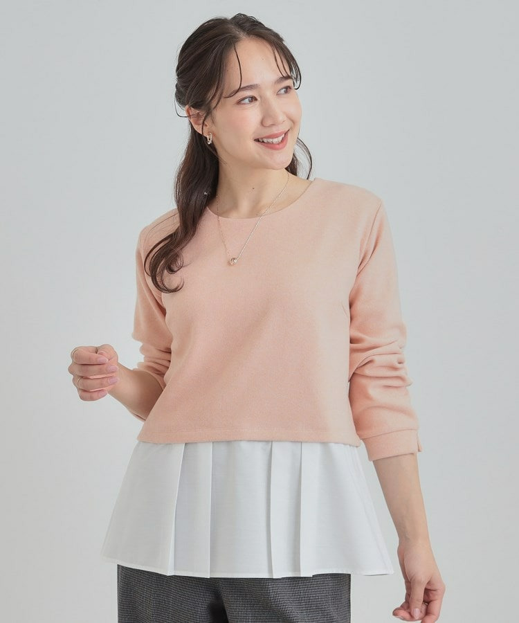 シャツレイヤード風トップス6