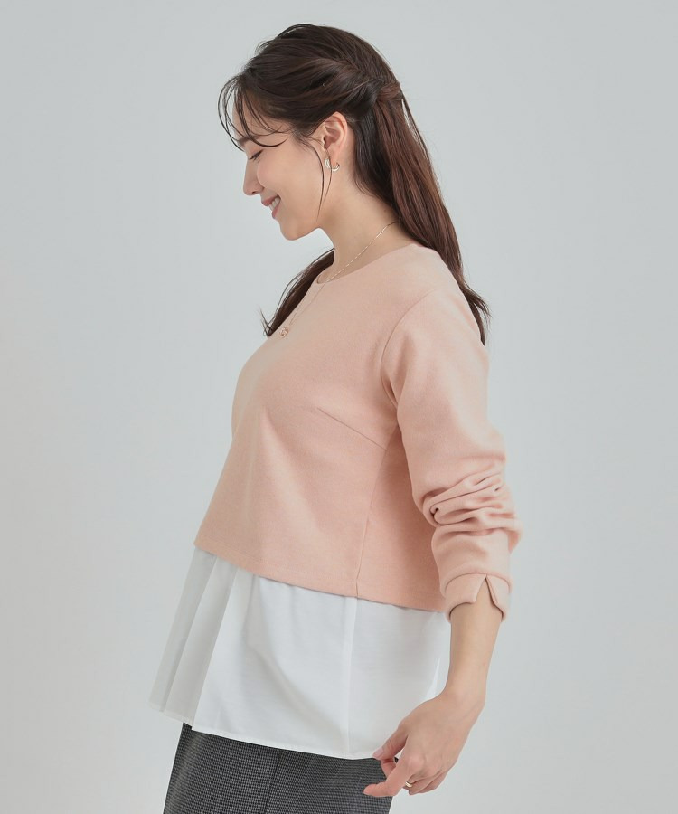 シャツレイヤード風トップス7