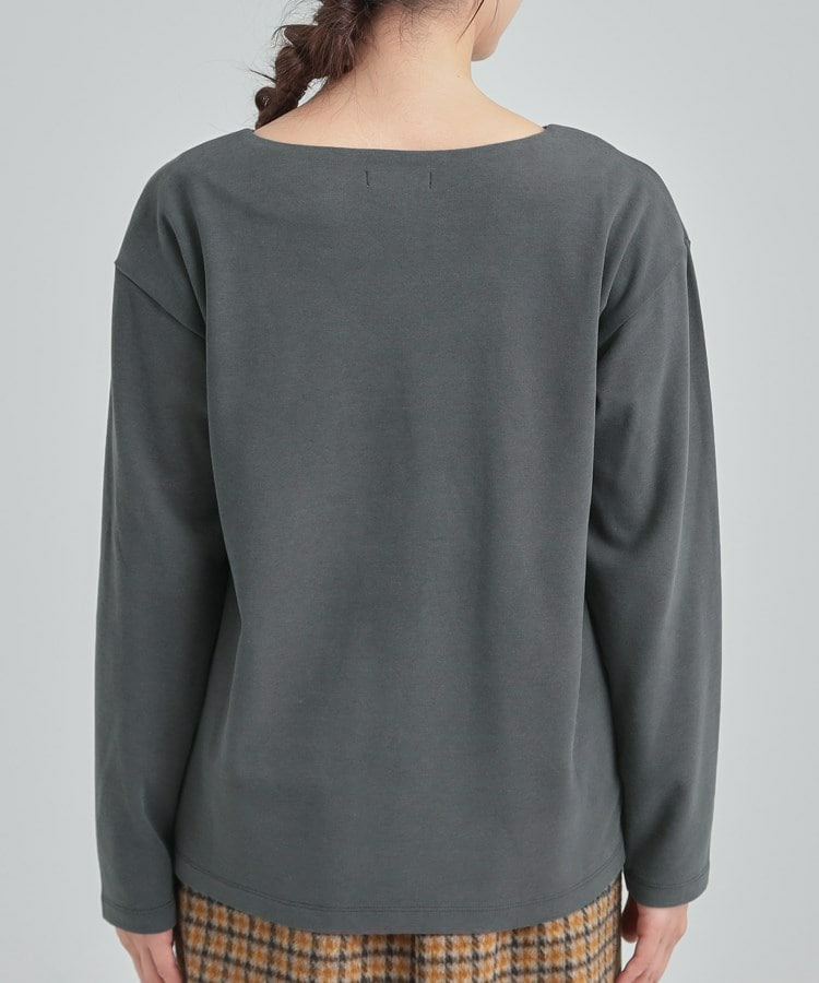 ロゴ刺繍ロンT16