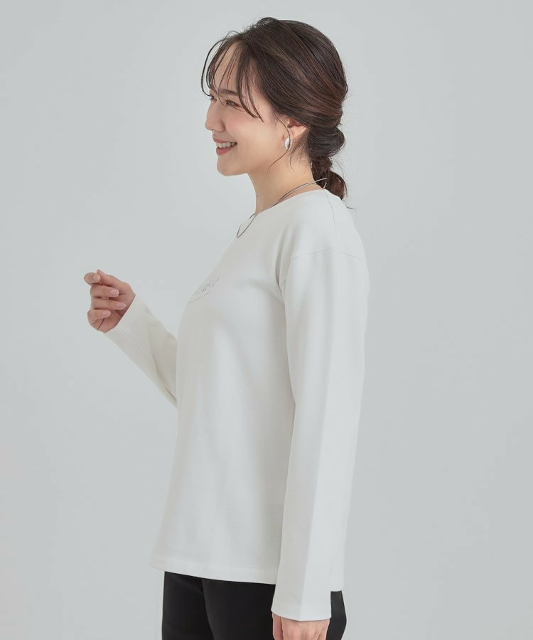 ロゴ刺繍ロンT3